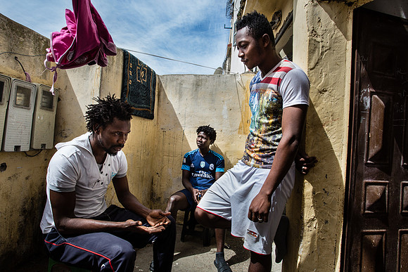 Refugees stuck in Morocco